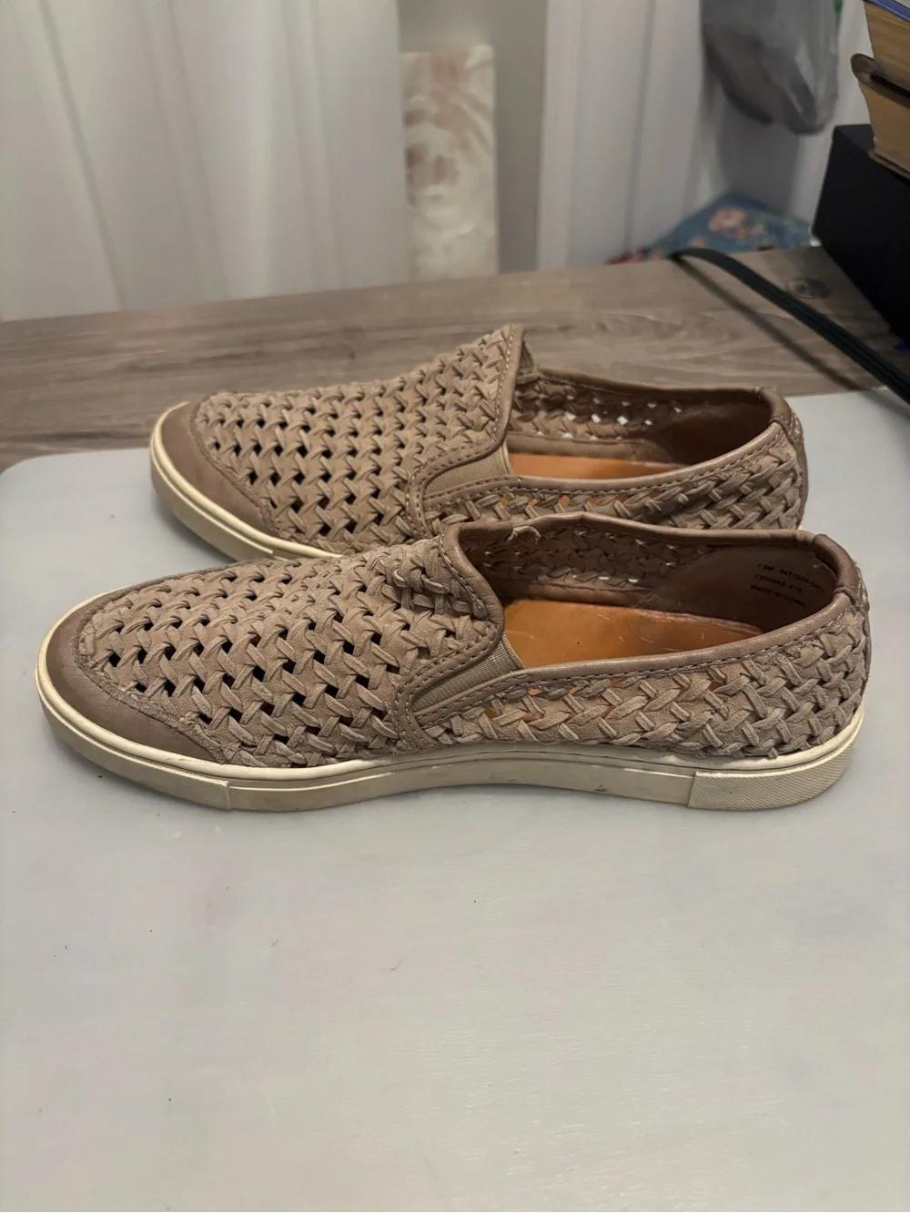 Frye Men's Woven Slip-On Loafers - Taupe